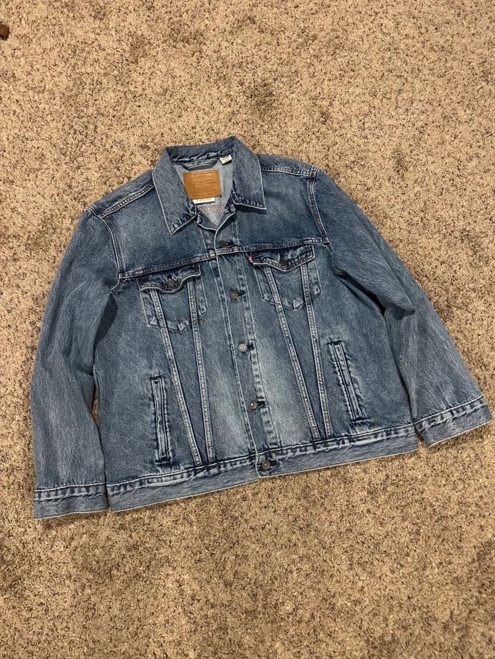 Levi's Premium BIG E Denim Trucker Jacket XL 723340574